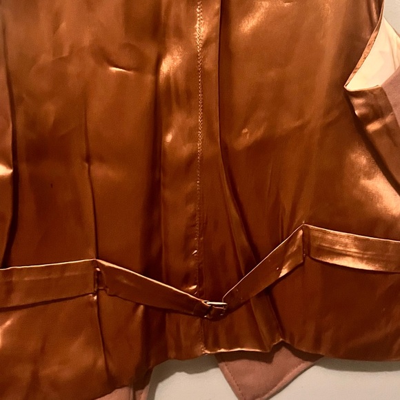 Holt Renfew - Men’s Medium - 100% Wool Vest - Tan - Vintage- Made In England- - Picture 9 of 13